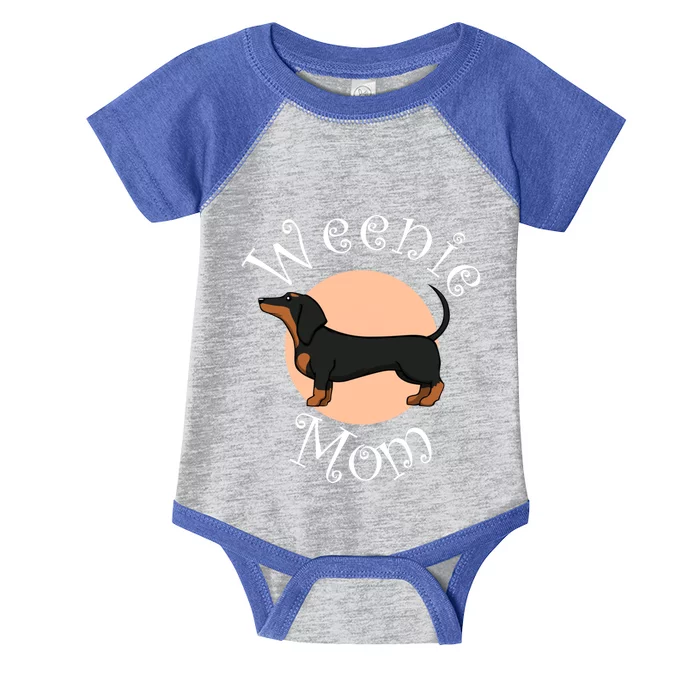 Cute Dachshund Weenie Mom Dog Great Gift Infant Baby Jersey Bodysuit