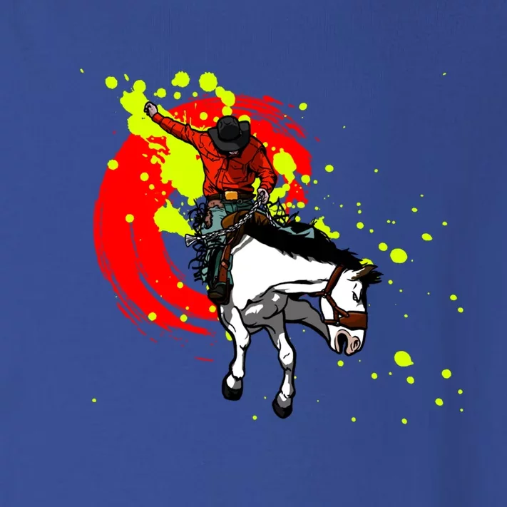 Cow Dance With Horse For Rodeo Lovers Gift Toddler Long Sleeve Shirt