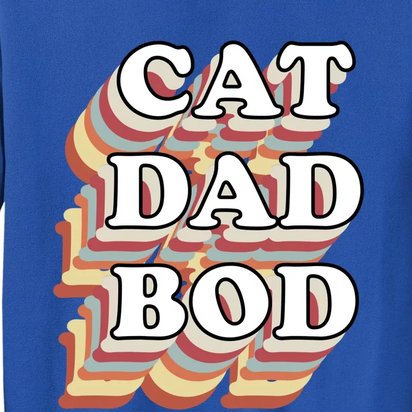 Cat Dad Workout Fitness Gym Funny Gift For Cat Dads Cat Dad Bod Gift Sweatshirt