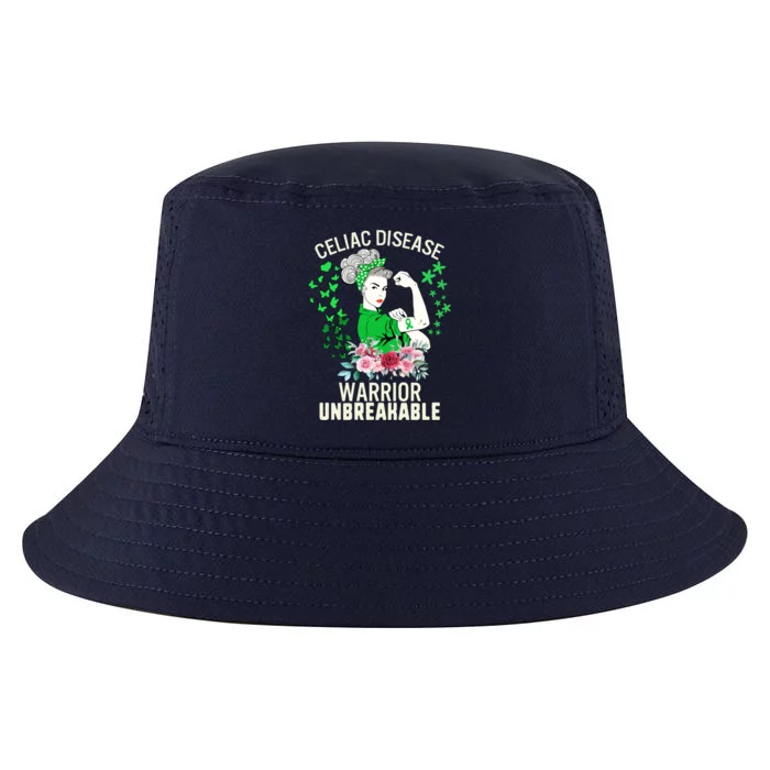 Celiac Disease Warrior Unbreakable Awareness Strong Gift Cool Comfort Performance Bucket Hat