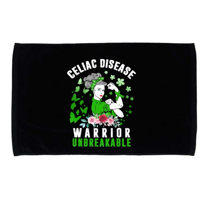 Celiac Disease Warrior Unbreakable Awareness Strong Cute Gift Microfiber Hand Towel