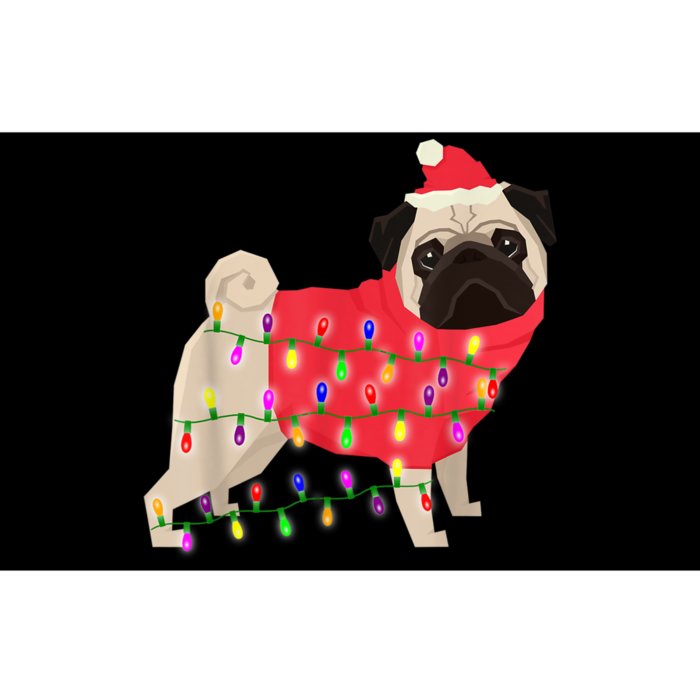 Christmas Dog Xmas Lights Bumper Sticker