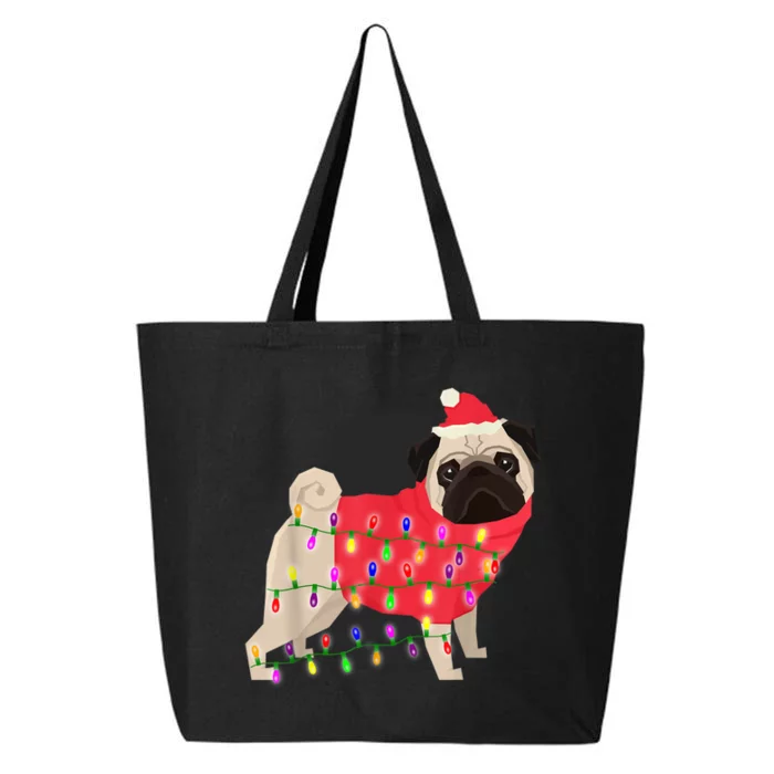 Christmas Dog Xmas Lights 25L Jumbo Tote