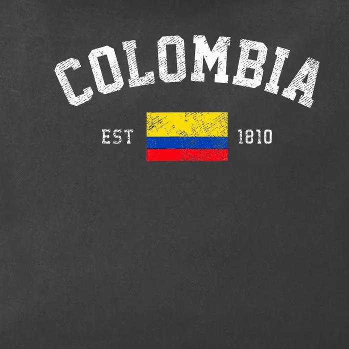 Colombia Est. 1810 Colombian Flag Independence Day Zip Tote Bag