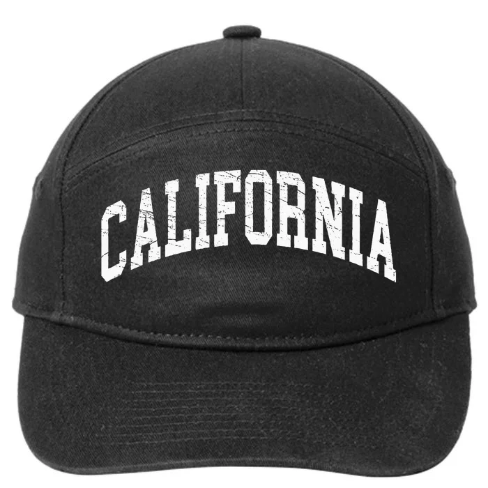 California Est 1850 Distressed Worn Design Classic 7-Panel Snapback Hat