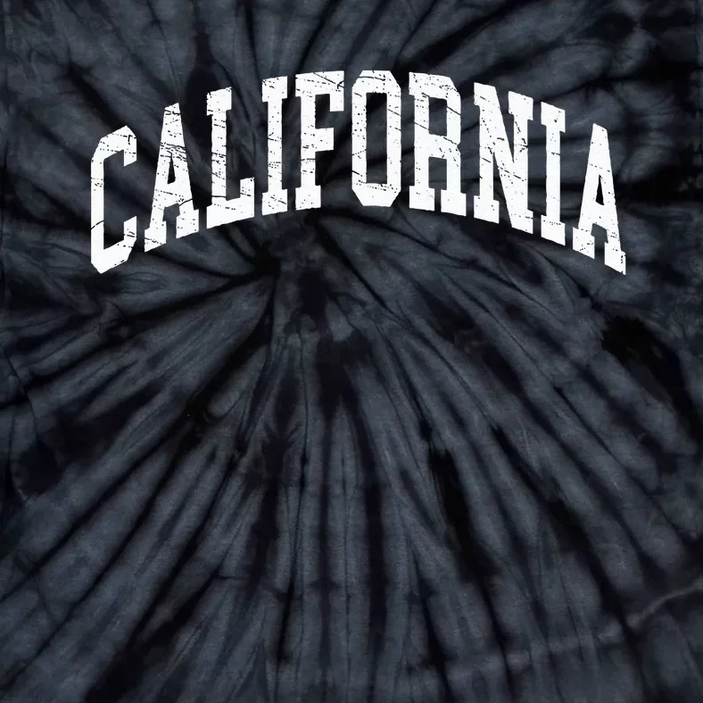 California Est 1850 Distressed Worn Design Classic Tie-Dye T-Shirt