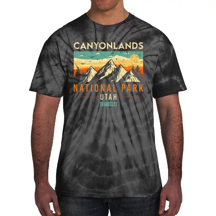 Canyonlands Est. 1964 Vintage Retro Utah National Park Tie-Dye T-Shirt