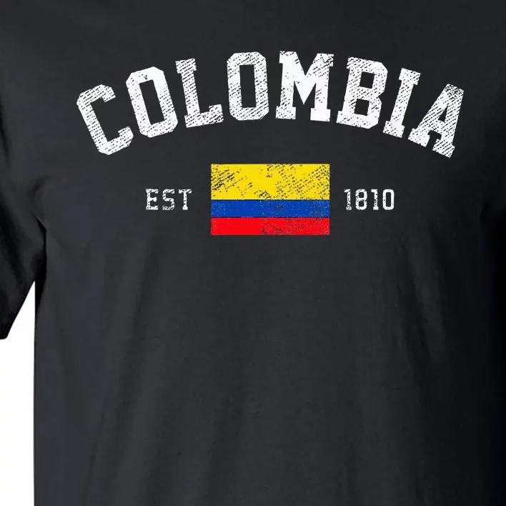 Colombia Est. 1810 Colombian Flag Independence Day Tall T-Shirt