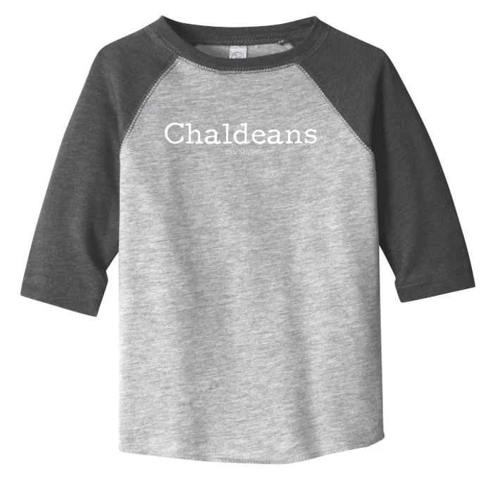 Chaldeans Established 626 BC Toddler Fine Jersey T-Shirt