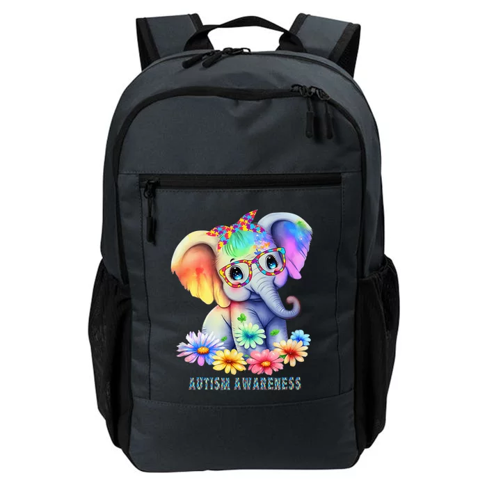 Cute Elephant Autism Awareness Acceptance Graphic Daily Commute Backpack