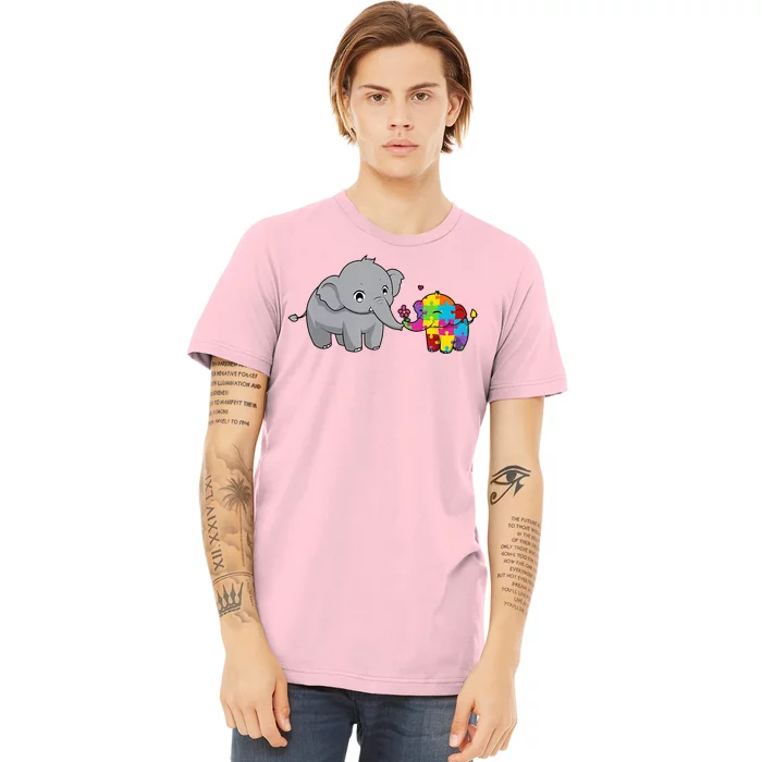 Cute Elephant Autism Awareness Premium T-Shirt