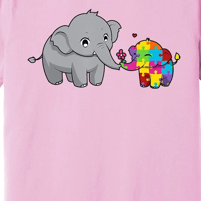 Cute Elephant Autism Awareness Premium T-Shirt