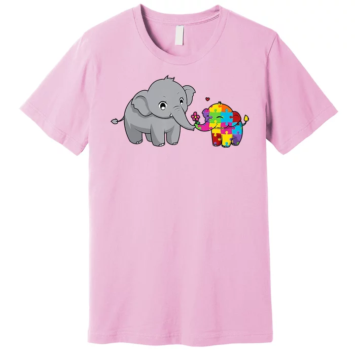 Cute Elephant Autism Awareness Premium T-Shirt