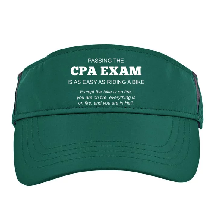 CPA Exam Accounting Major Certified Public Accountant Adult Drive Performance Visor