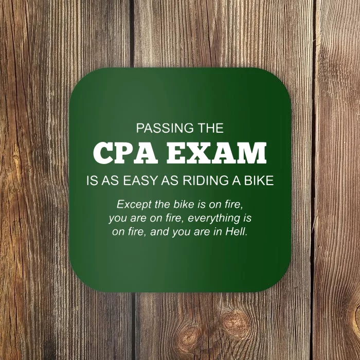 CPA Exam Accounting Major Certified Public Accountant Coaster