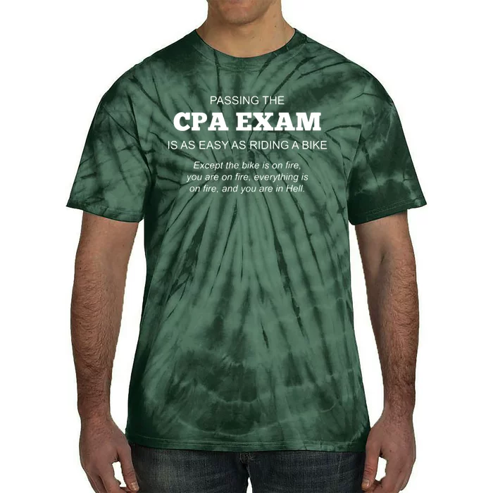 CPA Exam Accounting Major Certified Public Accountant Tie-Dye T-Shirt