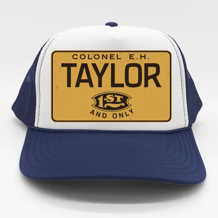 Colonel EH Bourbon Whiskey Badge Premium Trucker Hat