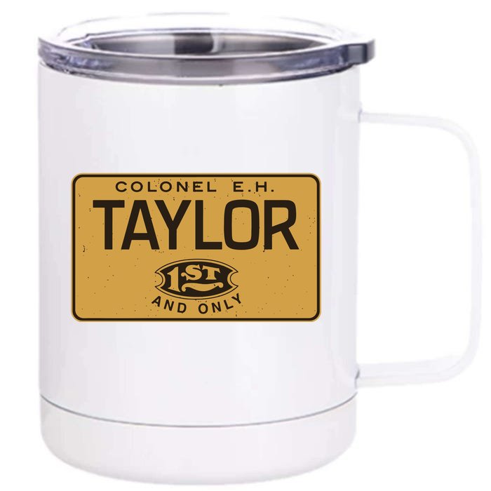 Colonel EH Bourbon Whiskey Badge Premium Front & Back 12oz Stainless Steel Tumbler Cup