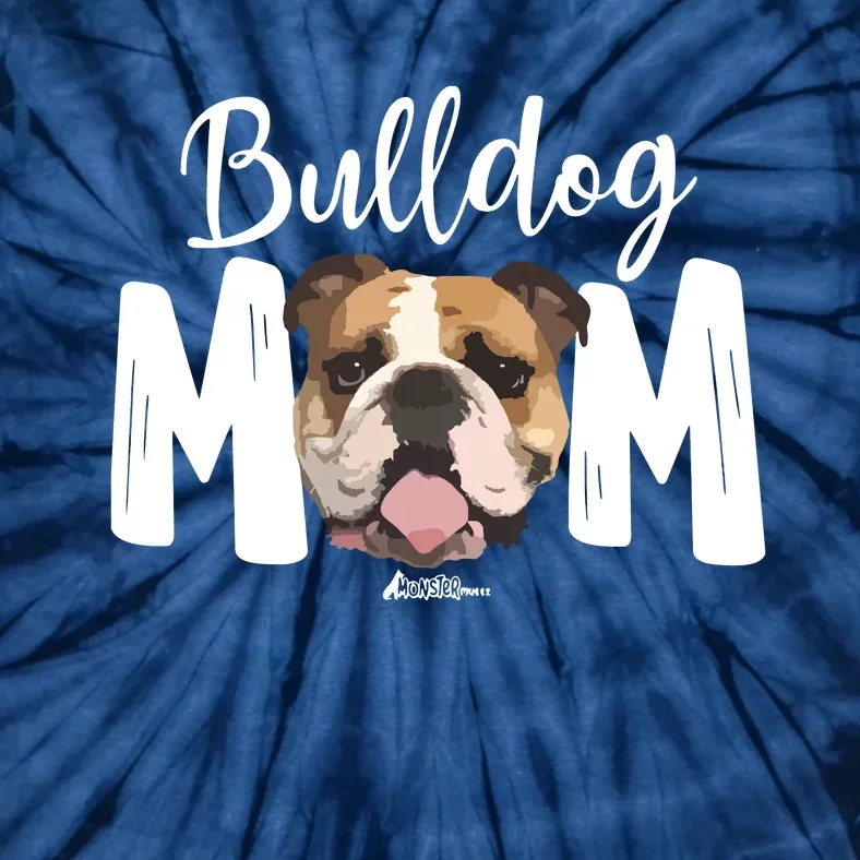 Cute English Bulldog Mom Top Funny Dog Walking For Women Tie-Dye T-Shirt