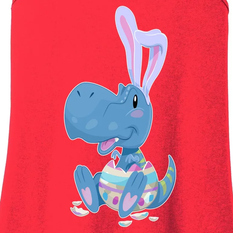 Cute Easter Baby Dinosaur Easter Egg Ladies Essential Tank