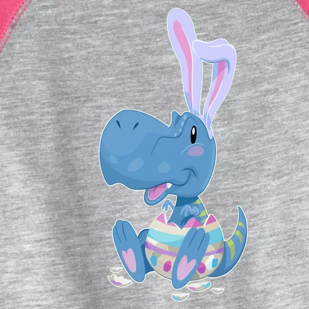 Cute Easter Baby Dinosaur Easter Egg Toddler Fine Jersey T-Shirt