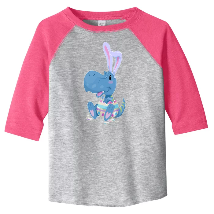 Cute Easter Baby Dinosaur Easter Egg Toddler Fine Jersey T-Shirt