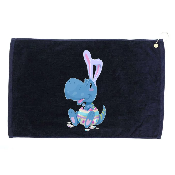 Cute Easter Baby Dinosaur Easter Egg Grommeted Golf Towel