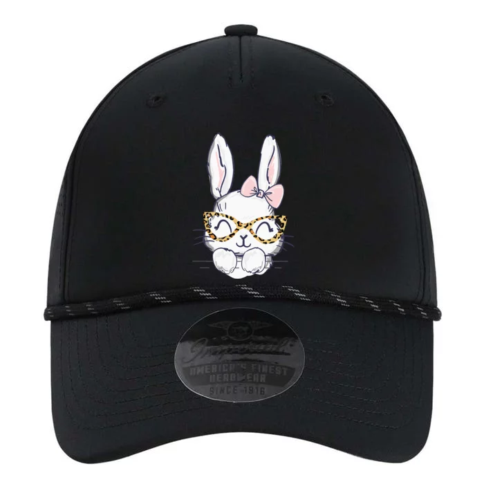 Cute Easter Bunny with cheetah glasses for the mom or Performance The Dyno Cap