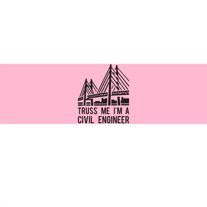 Civil Engineer Bridge Design Engineering Tee Bumper Sticker