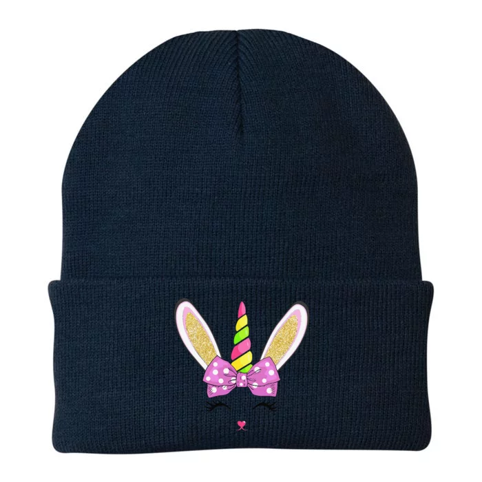 Cute Easter Bunny Face Knit Cap Winter Beanie