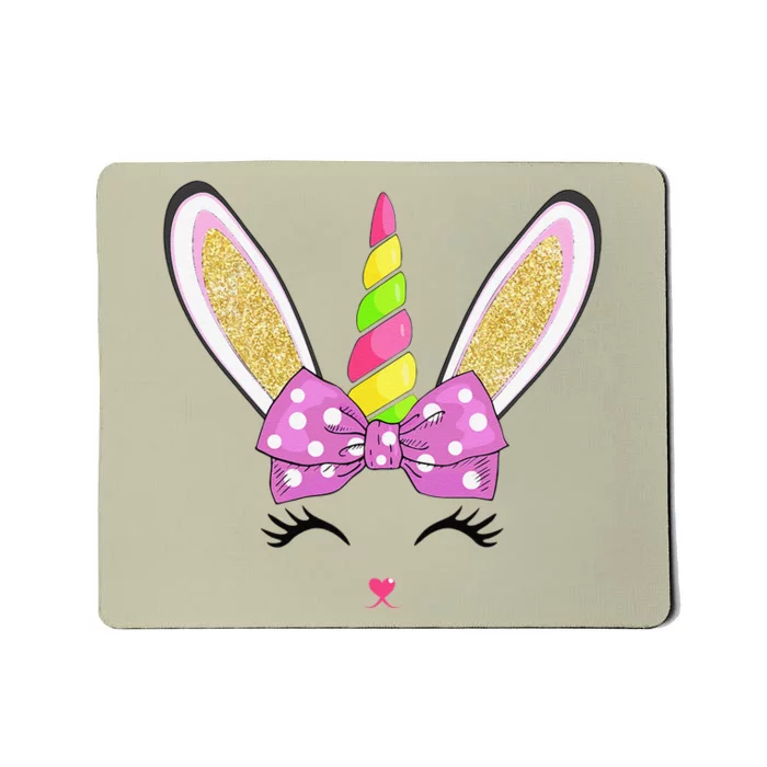 Cute Easter Bunny Face Mousepad