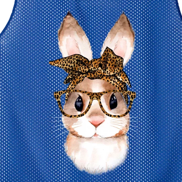 Cute Easter Bunny Mom Easter Leopard Year Of The Rabbit Gift Mesh Reversible Basketball Jersey Tank