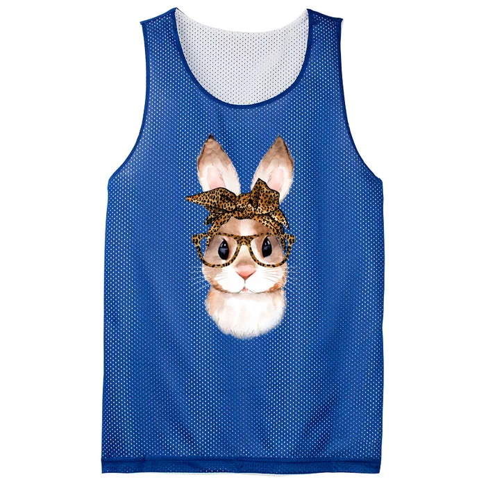 Cute Easter Bunny Mom Easter Leopard Year Of The Rabbit Gift Mesh Reversible Basketball Jersey Tank