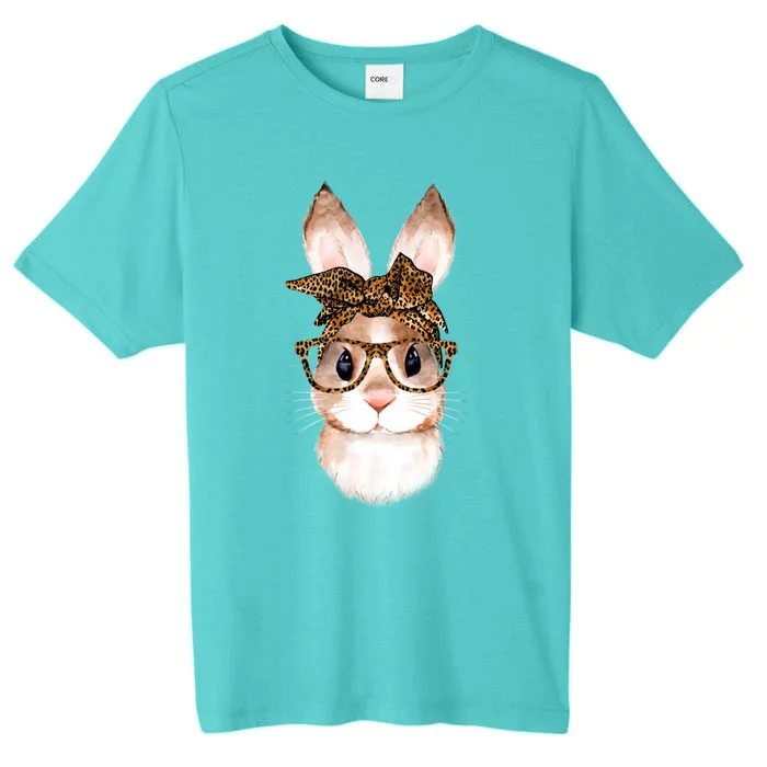 Cute Easter Bunny Mom Easter Leopard Year Of The Rabbit Gift ChromaSoft Performance T-Shirt