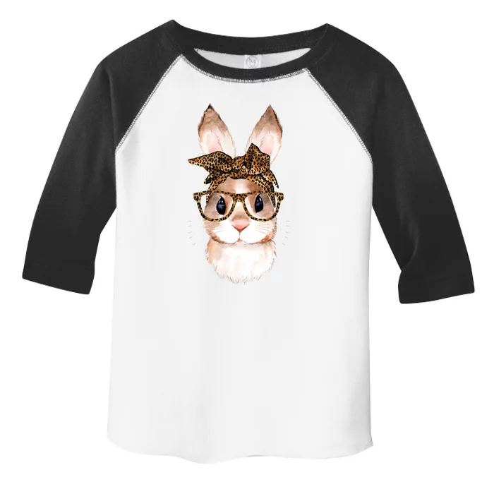 Cute Easter Bunny Mom Easter Leopard Year Of The Rabbit Gift Toddler Fine Jersey T-Shirt