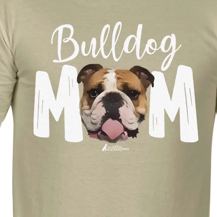 Cute English Bulldog Mom Top, Funny Dog Walking For Women Comfort Colors T-Shirt