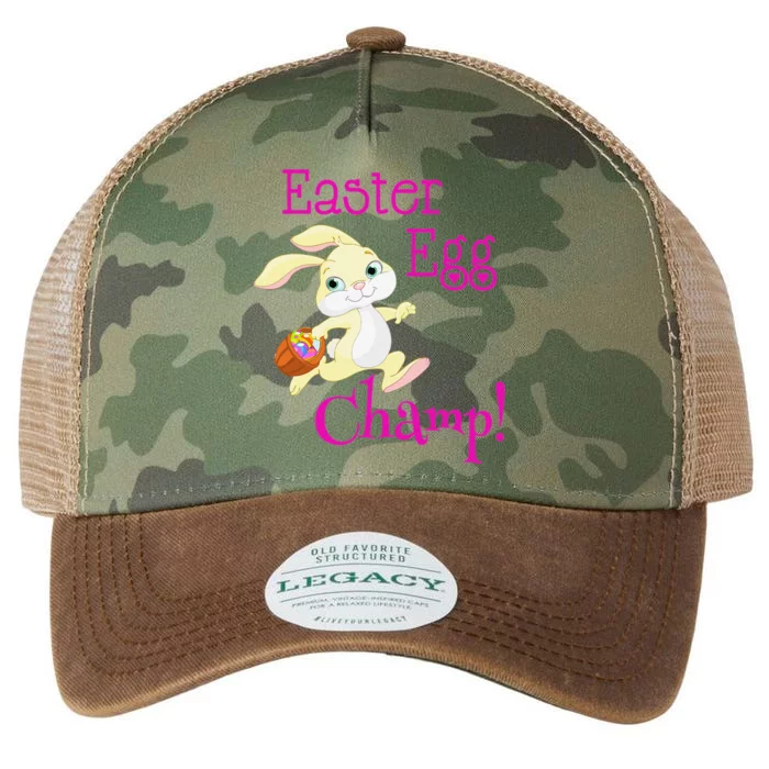 Cute Easter Bunny Easter Egg Champ Spring Easter Legacy Tie Dye Trucker Hat