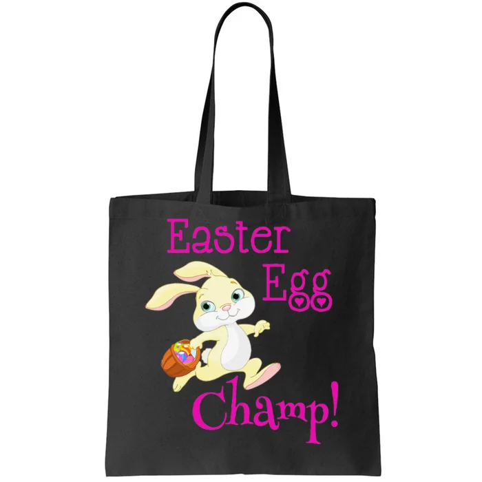 Cute Easter Bunny Easter Egg Champ Spring Easter Tote Bag