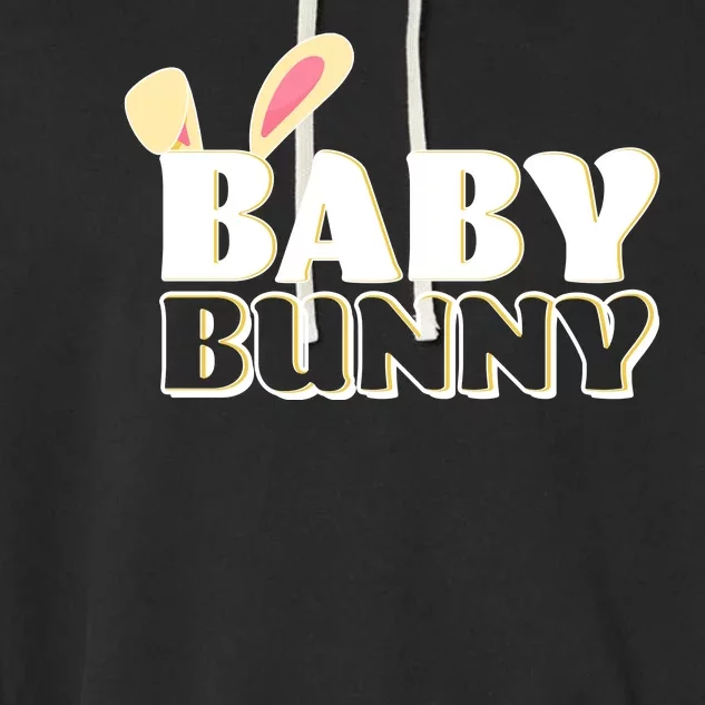 Cute Easter Baby Bunny Matching Family Shirts Garment-Dyed Fleece Hoodie