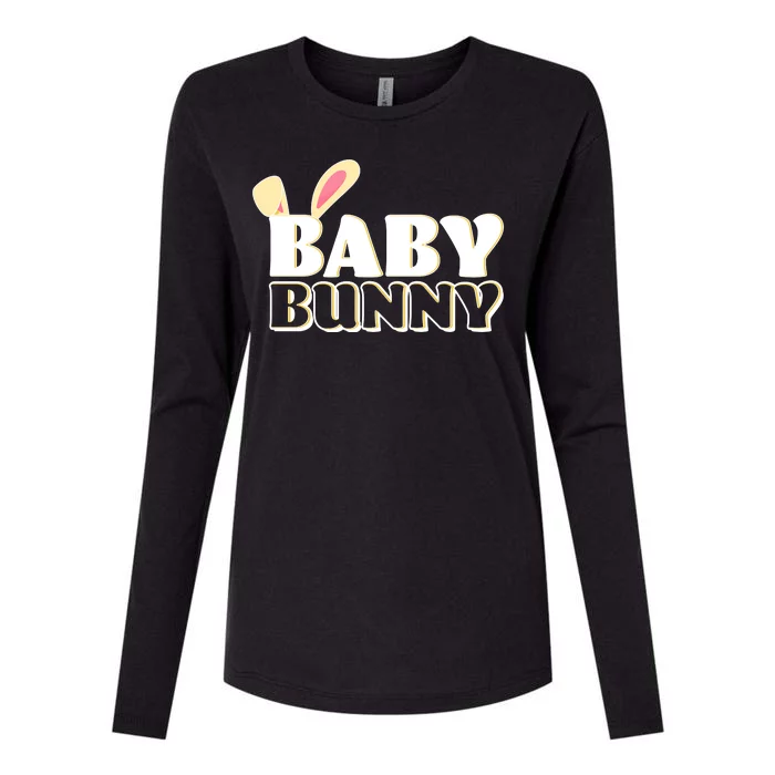 Cute Easter Baby Bunny Matching Family Shirts Womens Cotton Relaxed Long Sleeve T-Shirt