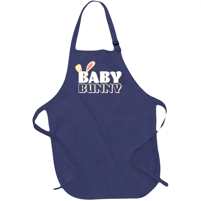 Cute Easter Baby Bunny Matching Family Shirts Full-Length Apron With Pocket