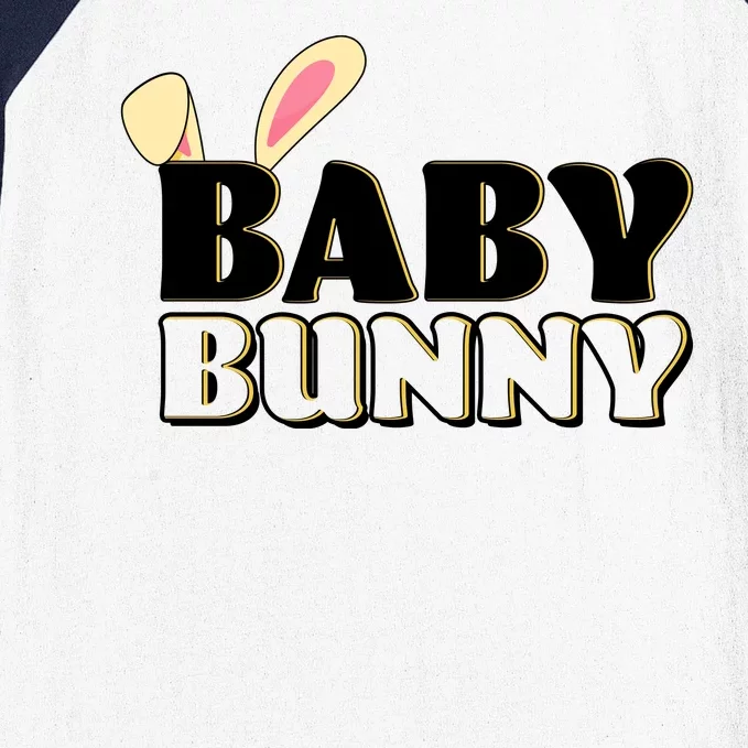 Cute Easter Baby Bunny Matching Family Shirts Baseball Sleeve Shirt