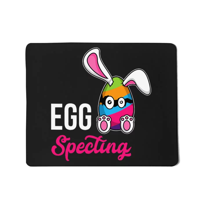 Cute Easter Bunny Gift Eggspecting Expecting Mousepad