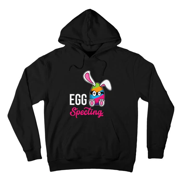 Cute Easter Bunny Gift Eggspecting Expecting Tall Hoodie