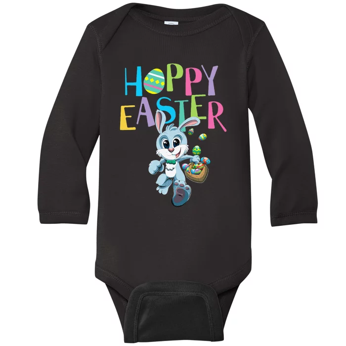 Cute Easter Bunny Love Baby Long Sleeve Bodysuit