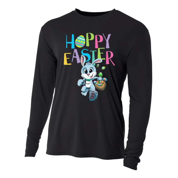 Cute Easter Bunny Love Cooling Performance Long Sleeve Crew