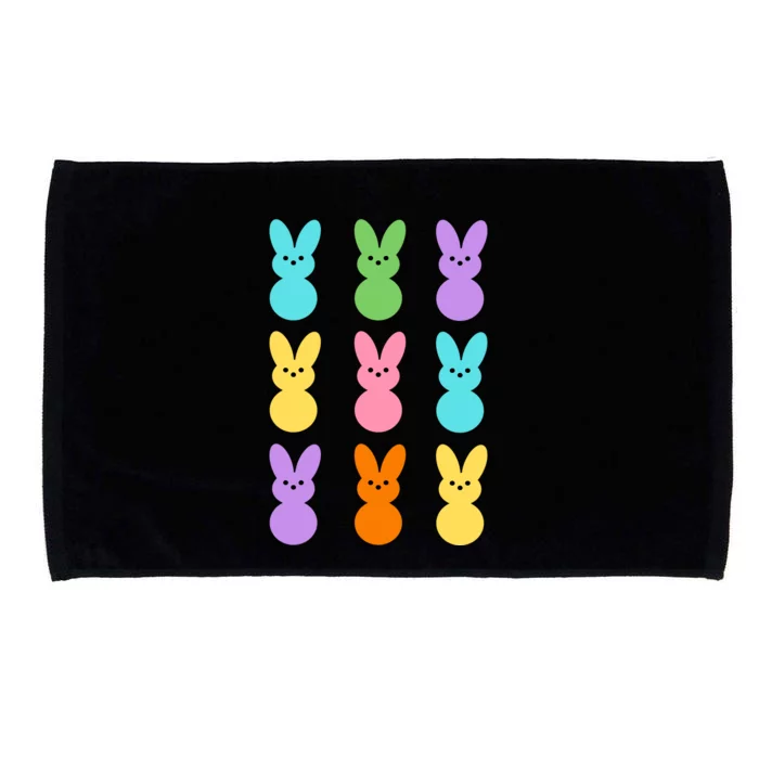 Colorful Easter Bunny Holiday Microfiber Hand Towel