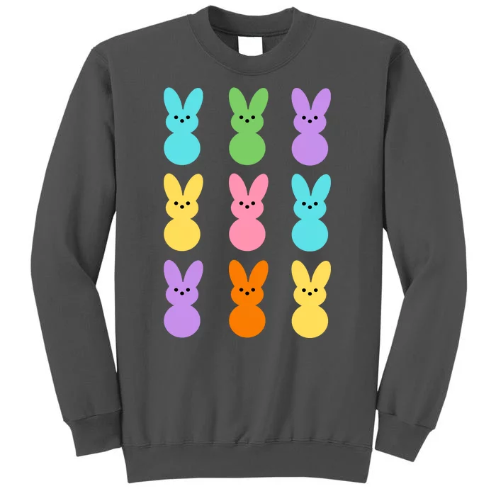 Colorful Easter Bunny Holiday Tall Sweatshirt