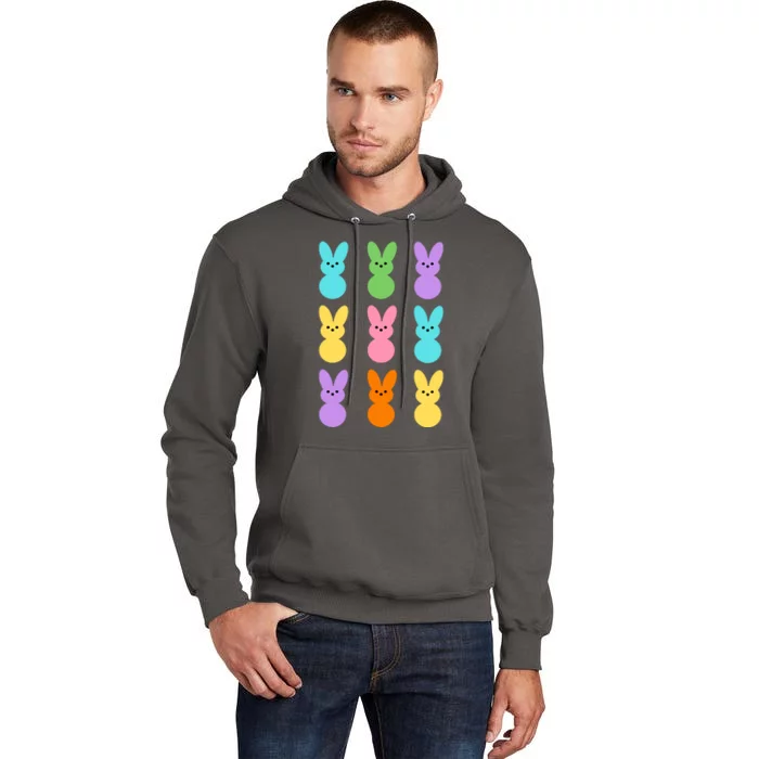 Colorful Easter Bunny Holiday Tall Hoodie