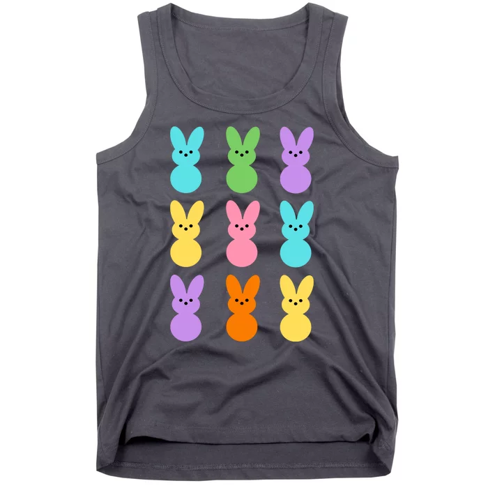 Colorful Easter Bunny Holiday Tank Top